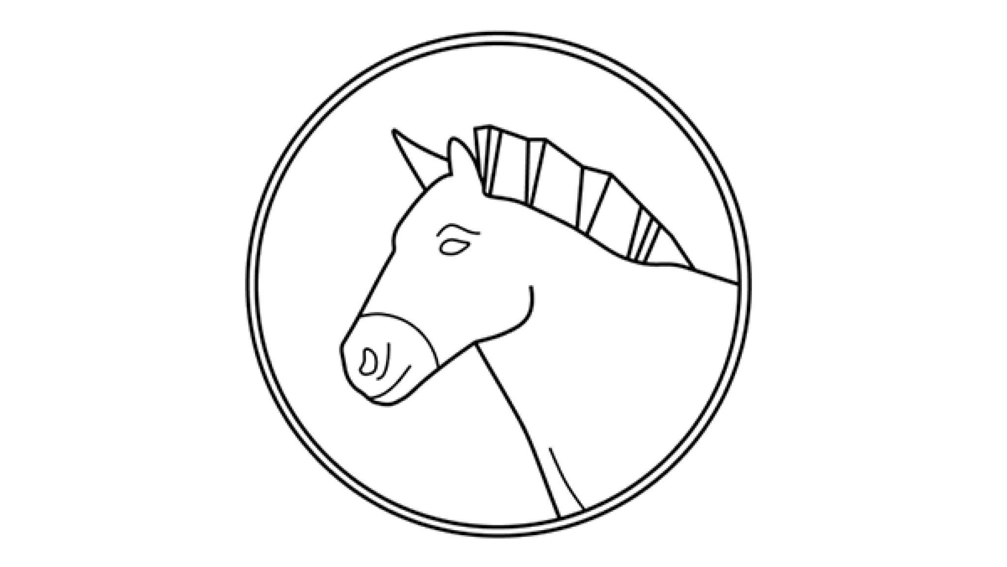 Mongolia Institute horse symbol